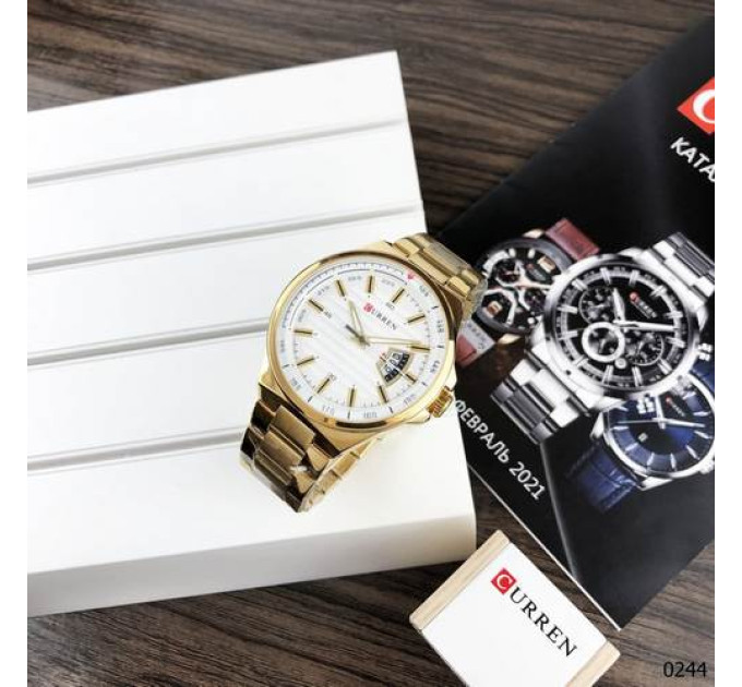Curren 8375 Gold-White