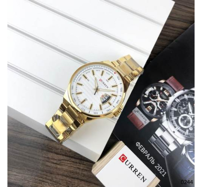 Curren 8375 Gold-White