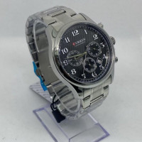 Curren 8466 Silver-Black