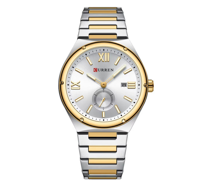 Curren 8471 Silver-Gold-White