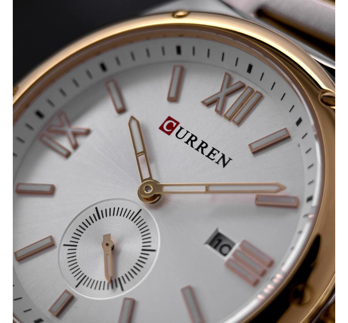 Curren 8471 Silver-Gold-White
