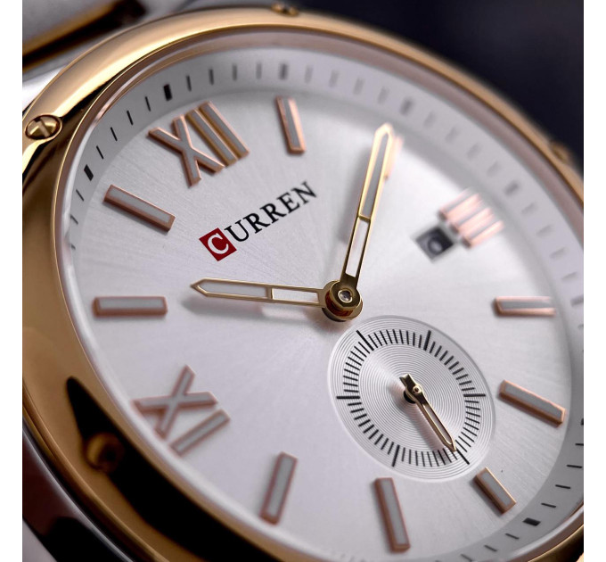 Curren 8471 Silver-Gold-White