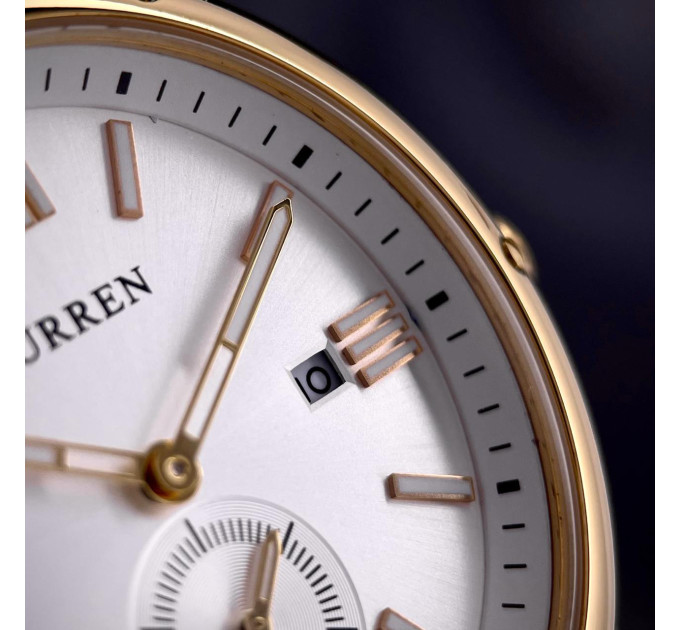 Curren 8471 Silver-Gold-White