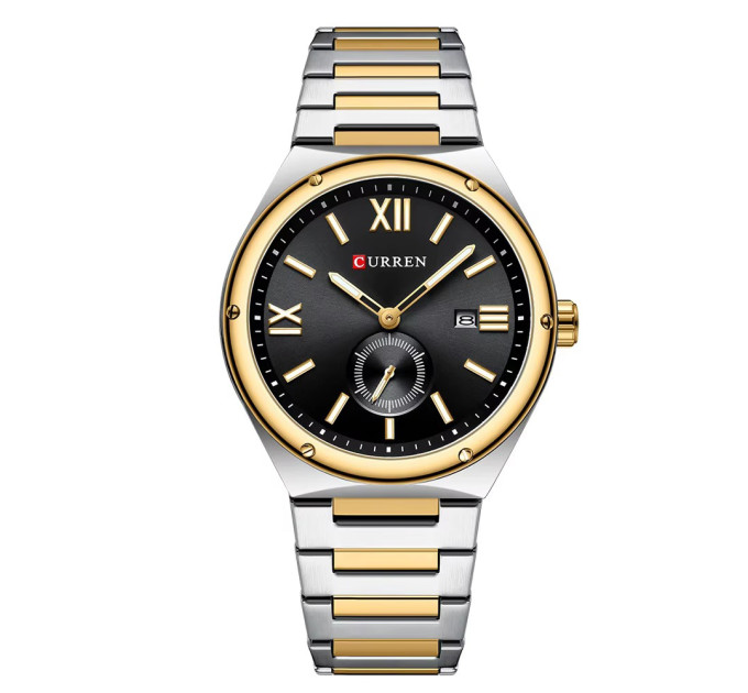 Curren 8471 Silver-Gold-Black