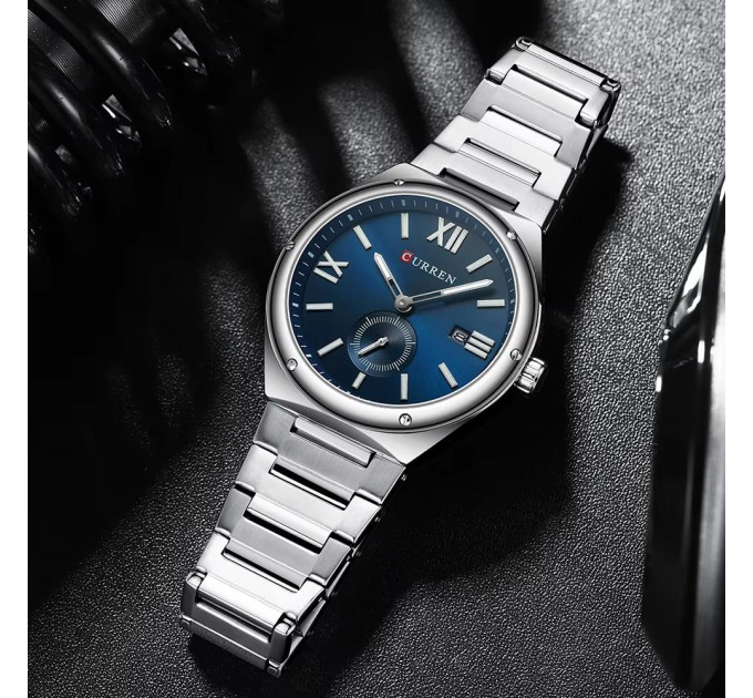 Curren 8471 Silver-Blue