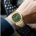 Curren 8474 Silver-Gold-Green