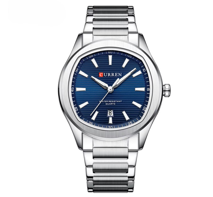 Curren 8474 Silver-Blue