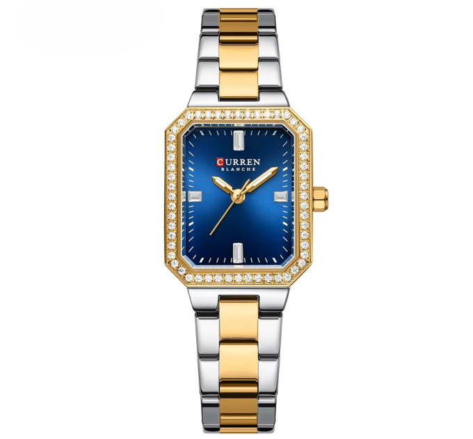 Curren 9102 Silver-Gold-Blue