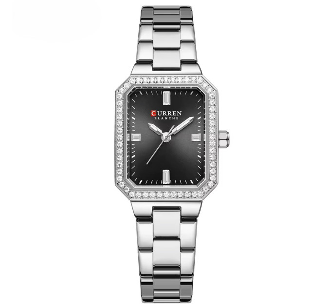 Curren 9102 Silver-Black