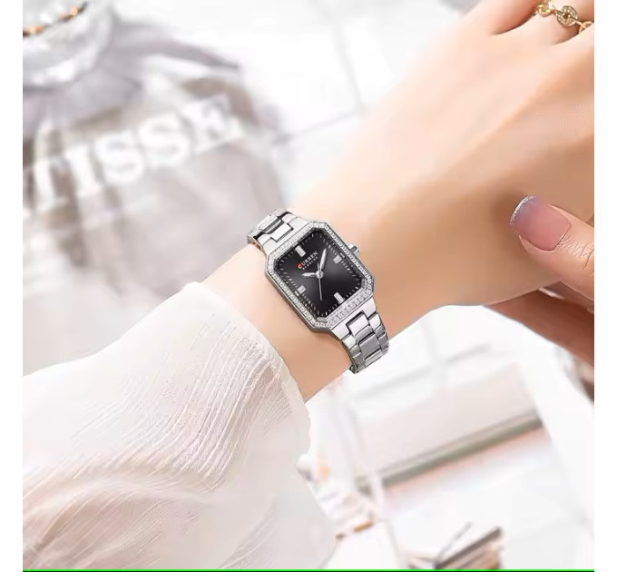 Curren 9102 Silver-Black