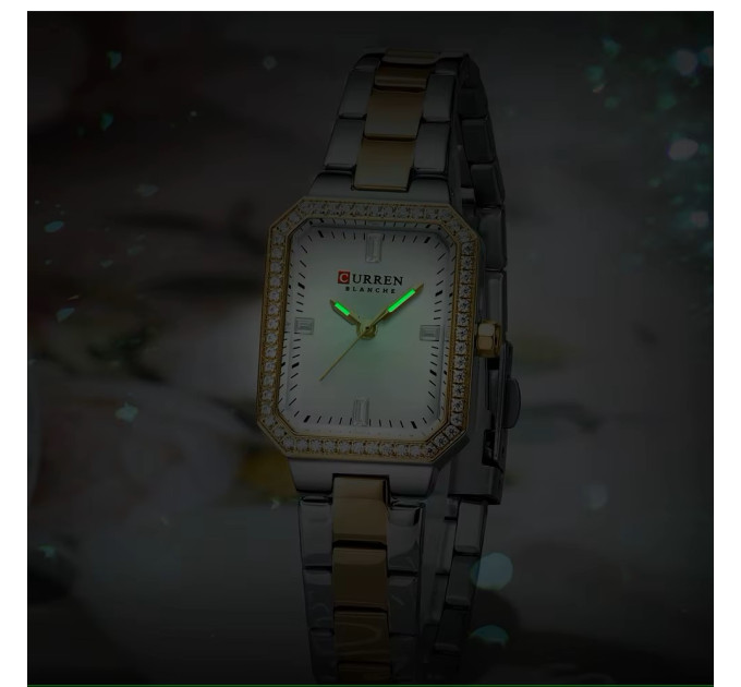 Curren 9102 Silver-Gold-White