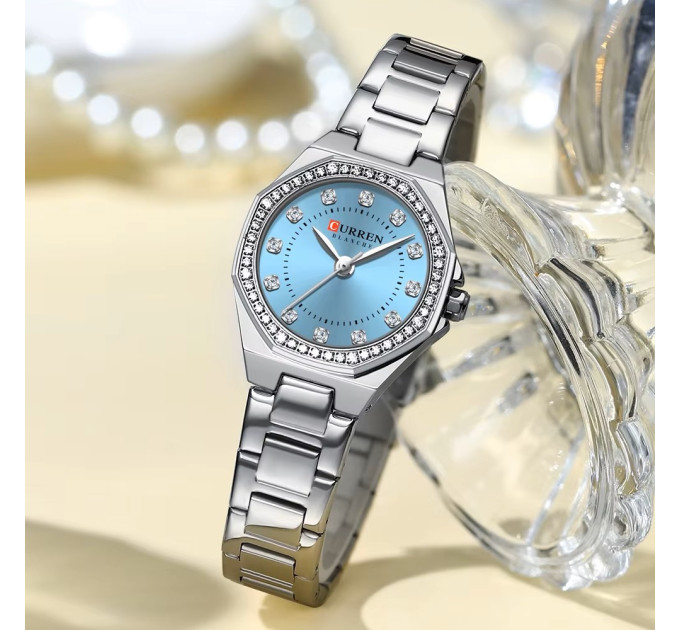 Curren 9100 Silver-Blue
