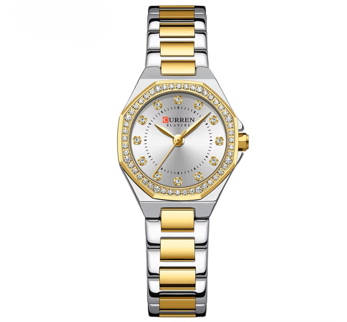 Curren 9100 Silver-Gold-White