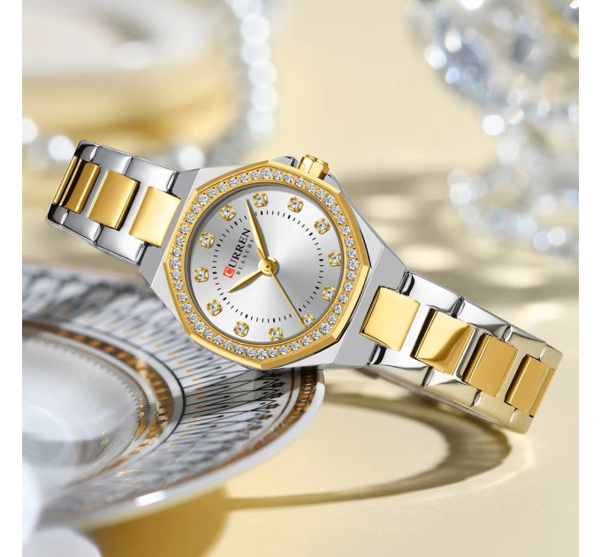Curren 9100 Silver-Gold-White