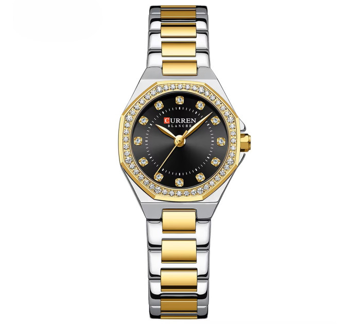 Curren 9100 Silver-Gold-Black