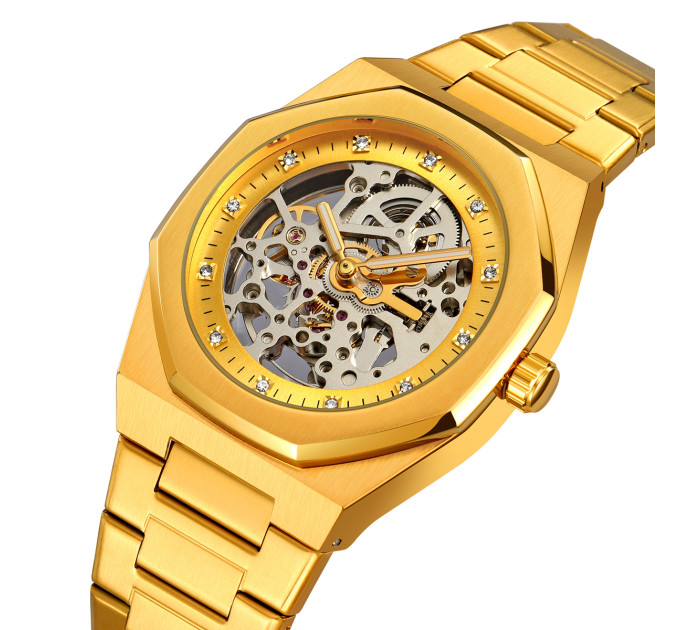 Skmei M034SGD Gold Steel
