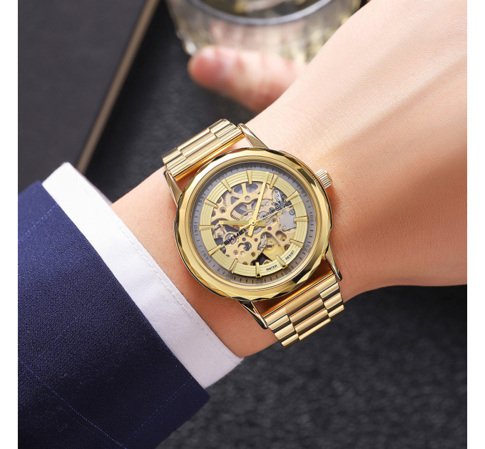 Skmei M035SGD Gold Steel