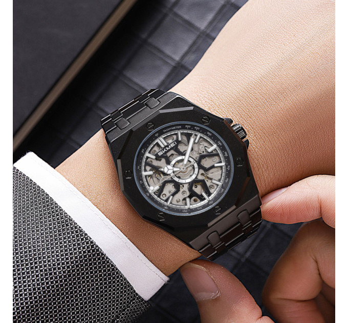 Skmei M036SBK Black Steel