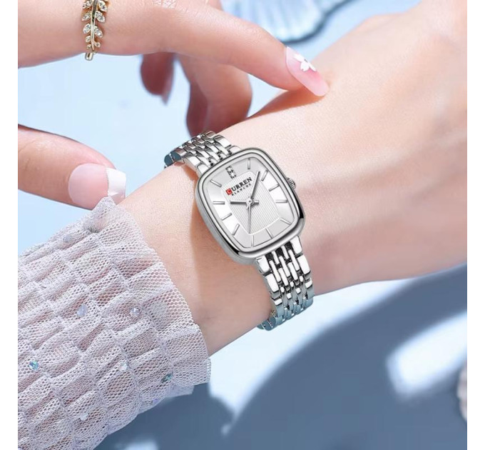 Curren 9093 Silver-White