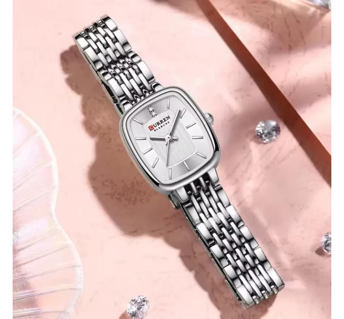 Curren 9093 Silver-White