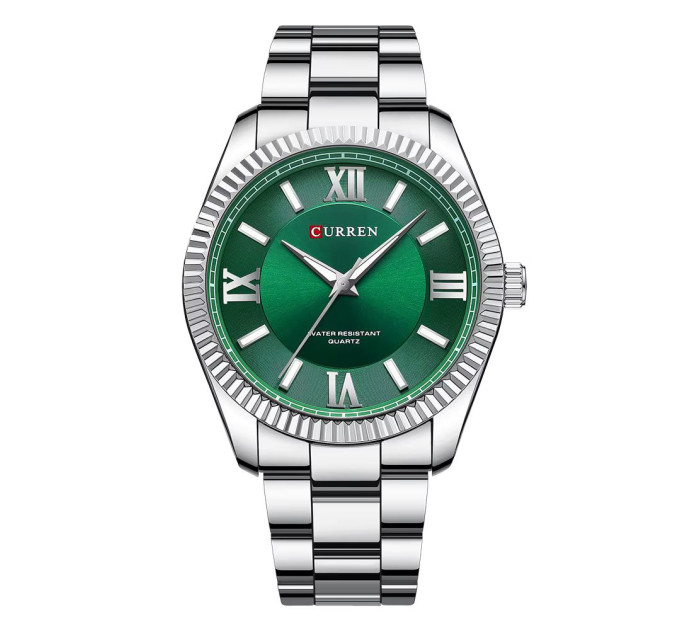 Curren 8453 Silver-Green