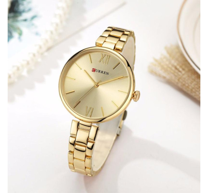 Curren 9017 Gold-Gold