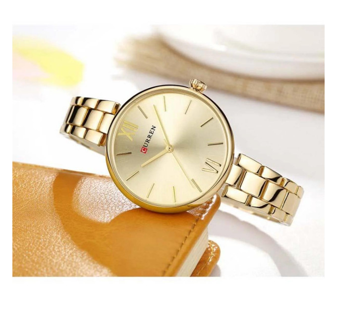 Curren 9017 Gold-Gold