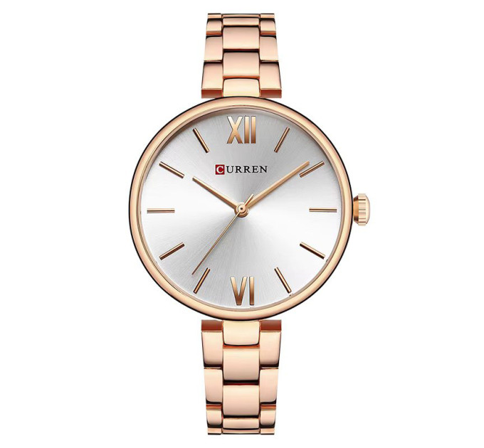 Curren 9017 Rose Gold-White