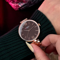 Curren 9017 Rose Gold-Red