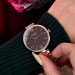 Curren 9017 Rose Gold-Red
