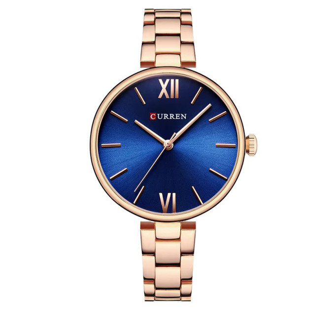Curren 9017 Rose Gold-Blue