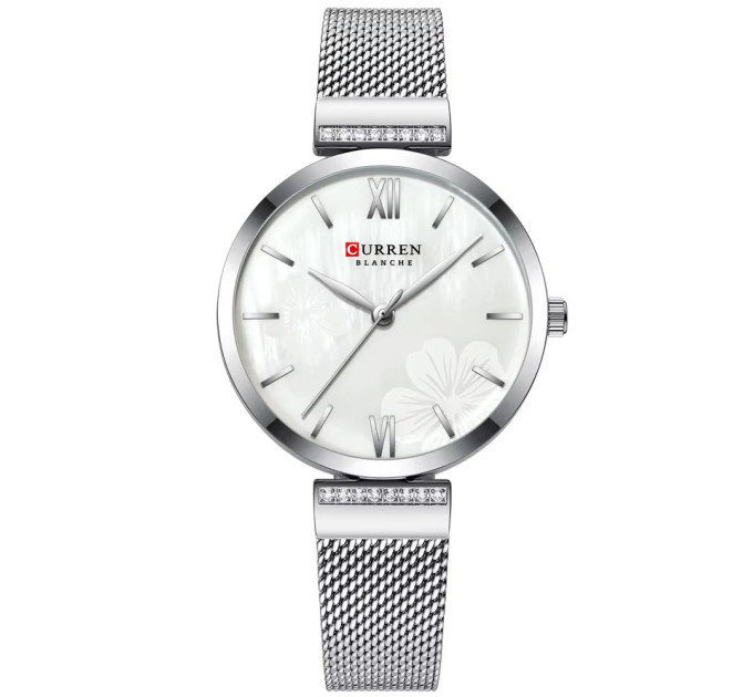 Curren 9067 Silver-White