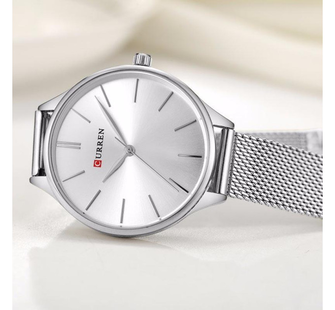 Curren 9024 Silver-White