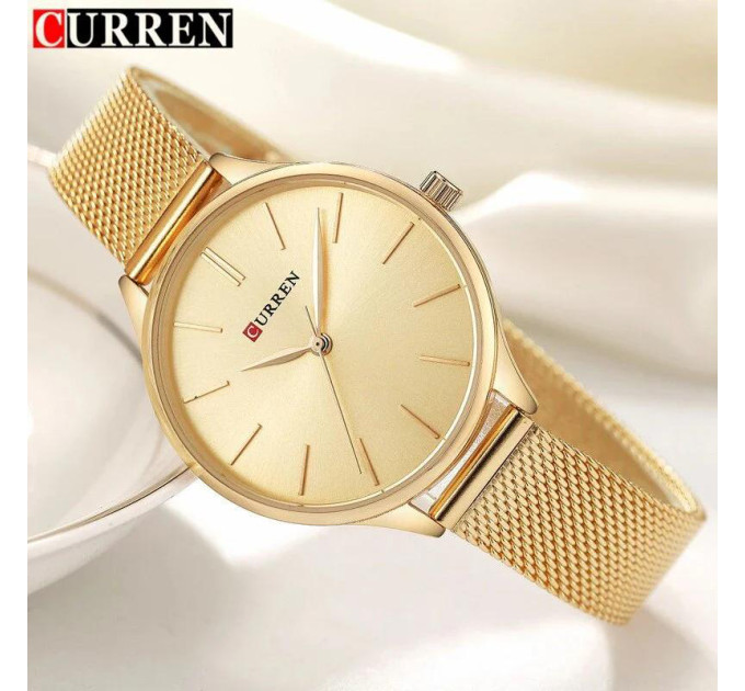 Curren 9024 Gold-Gold