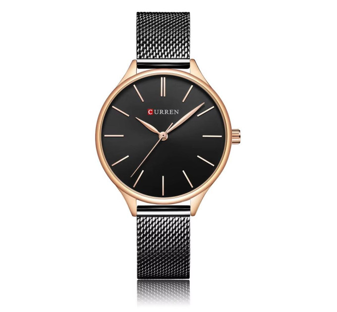 Curren 9024 Black-Rose Gold