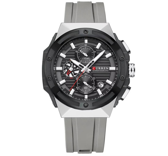 Curren 8462 Silver-Black