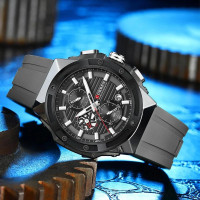 Curren 8462 Silver-Black