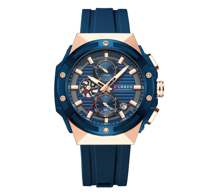 Сurren 8462 Rose Gold-Blue