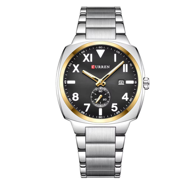 Сurren 8472 Silver-Gold-Black