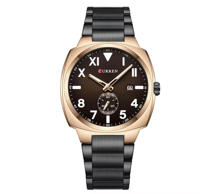 Сurren 8472 Black-Rose Gold-Brown