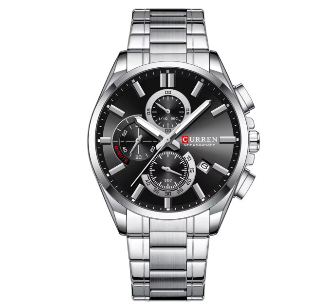 Сurren 8475 Silver-Black