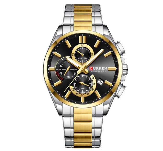 Сurren 8475 Gold-Silver-Black
