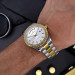 Forsining 6919 Silver-Gold-White Steel