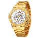 Forsining 6914 Gold-White Steel
