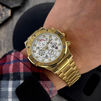 Forsining 6914 Gold-White Steel