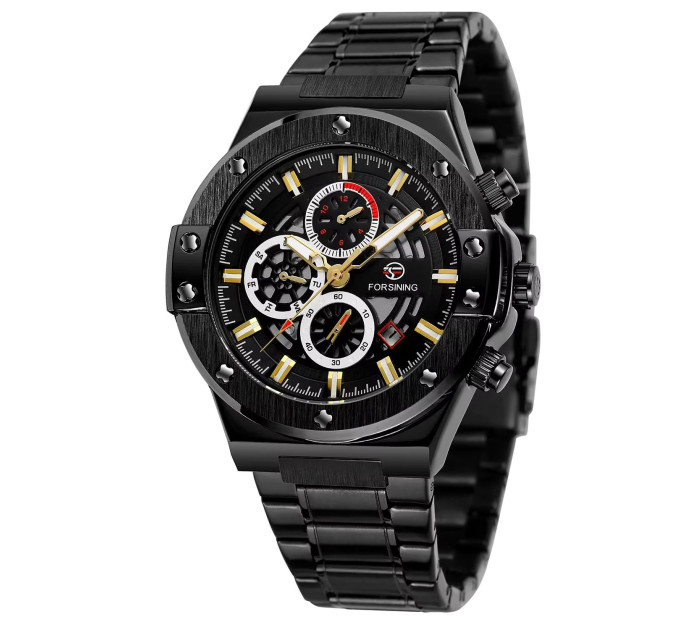 Forsining 6914 Black Steel