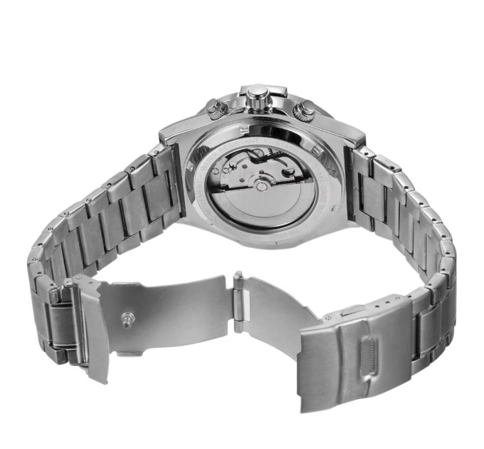 Forsining 6914 Silver-Black Steel