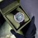 Awarder Embroidery Silver-Green Black Battery 10ATM