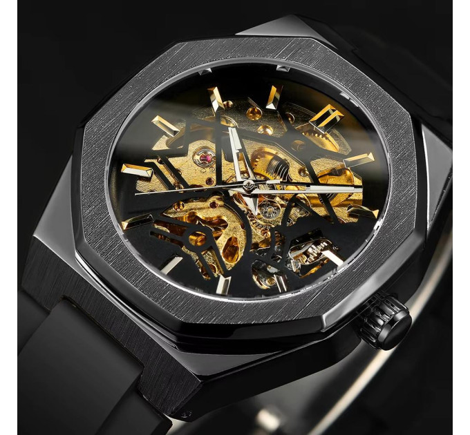 Forsining 8289 Black-Gold-Gold