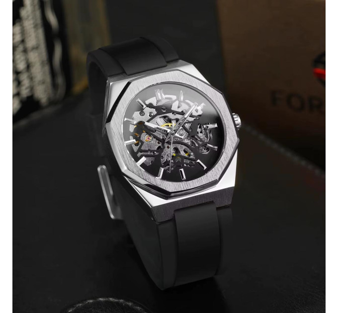 Forsining 8289 Silver-Black